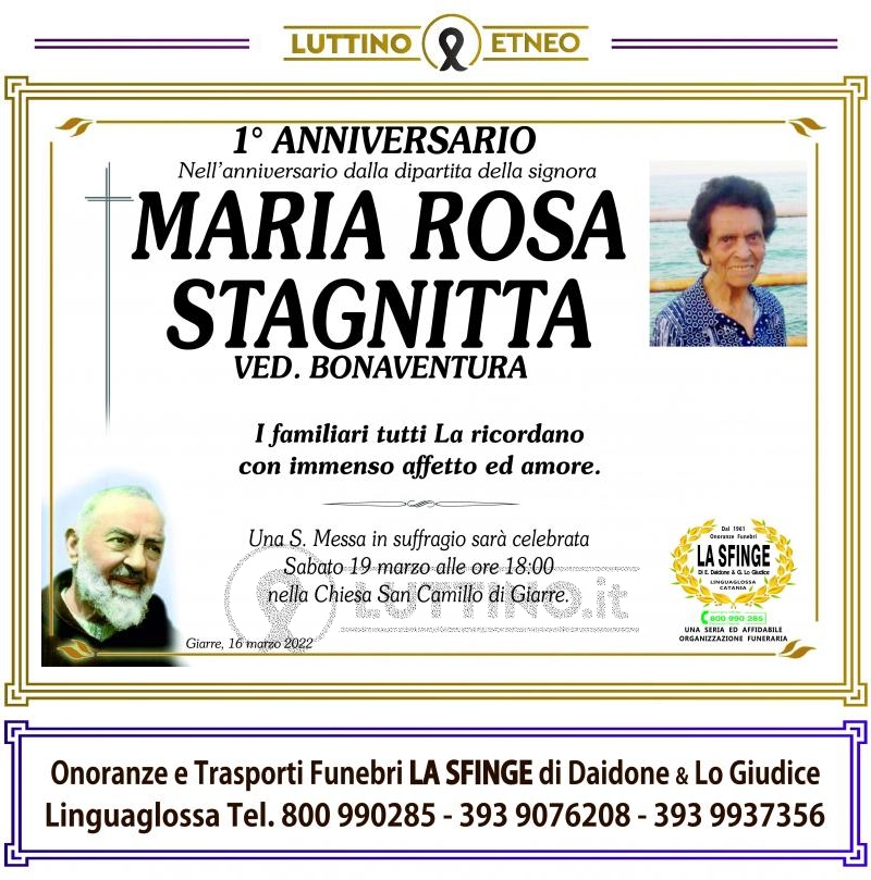 Maria Rosa Stagnitta